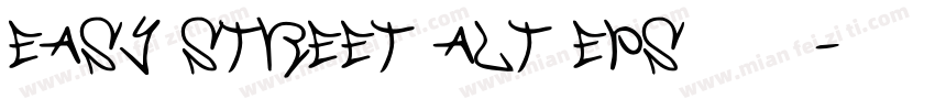easy street alt eps字体下载字体转换